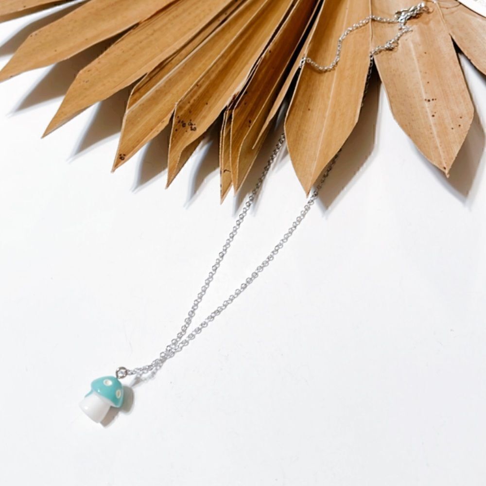 Mushroom  necklace